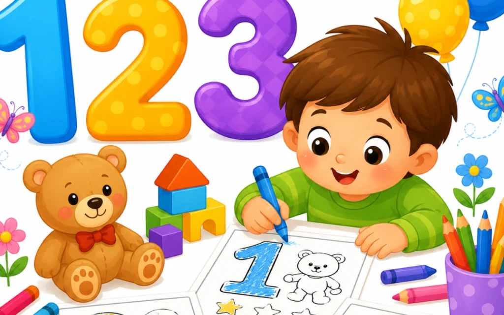Number Coloring Pages